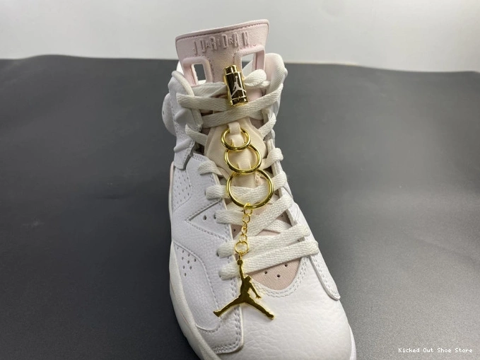 Kicked Out Shoe Store Retro 6 Air Jordan Hoops DH9696-100 (W) Gold 0724